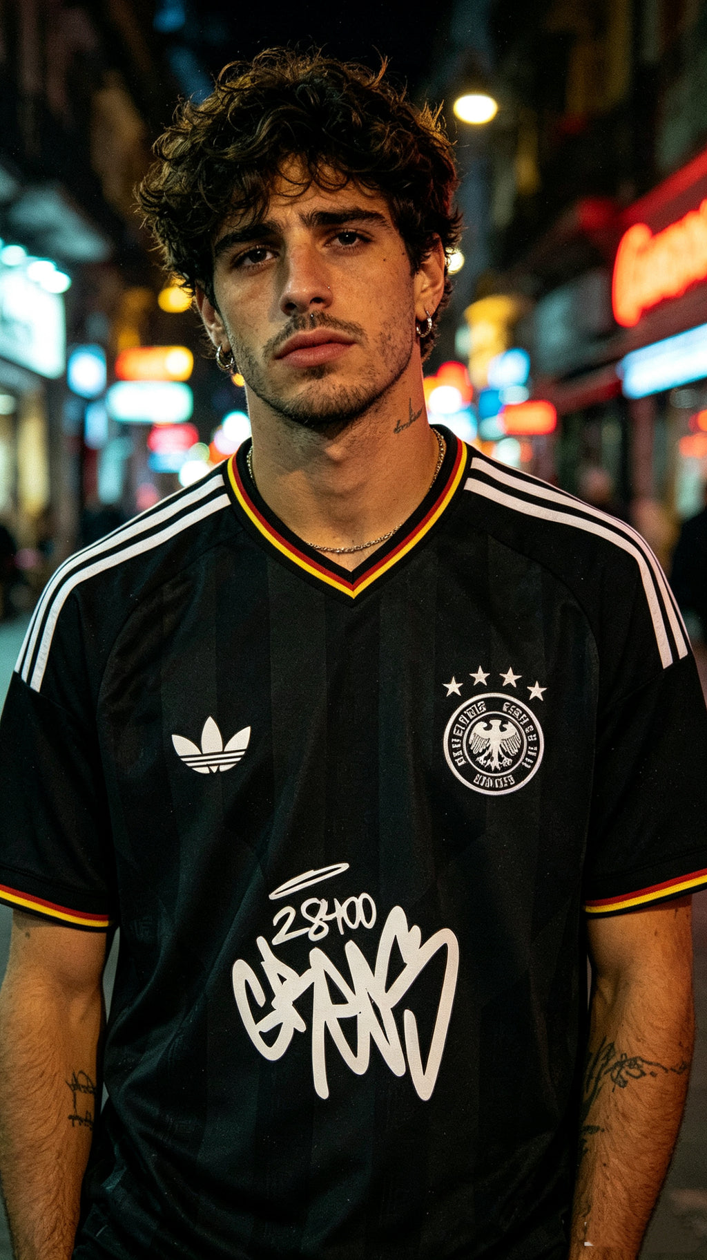 Camiseta Alemania x Grecas