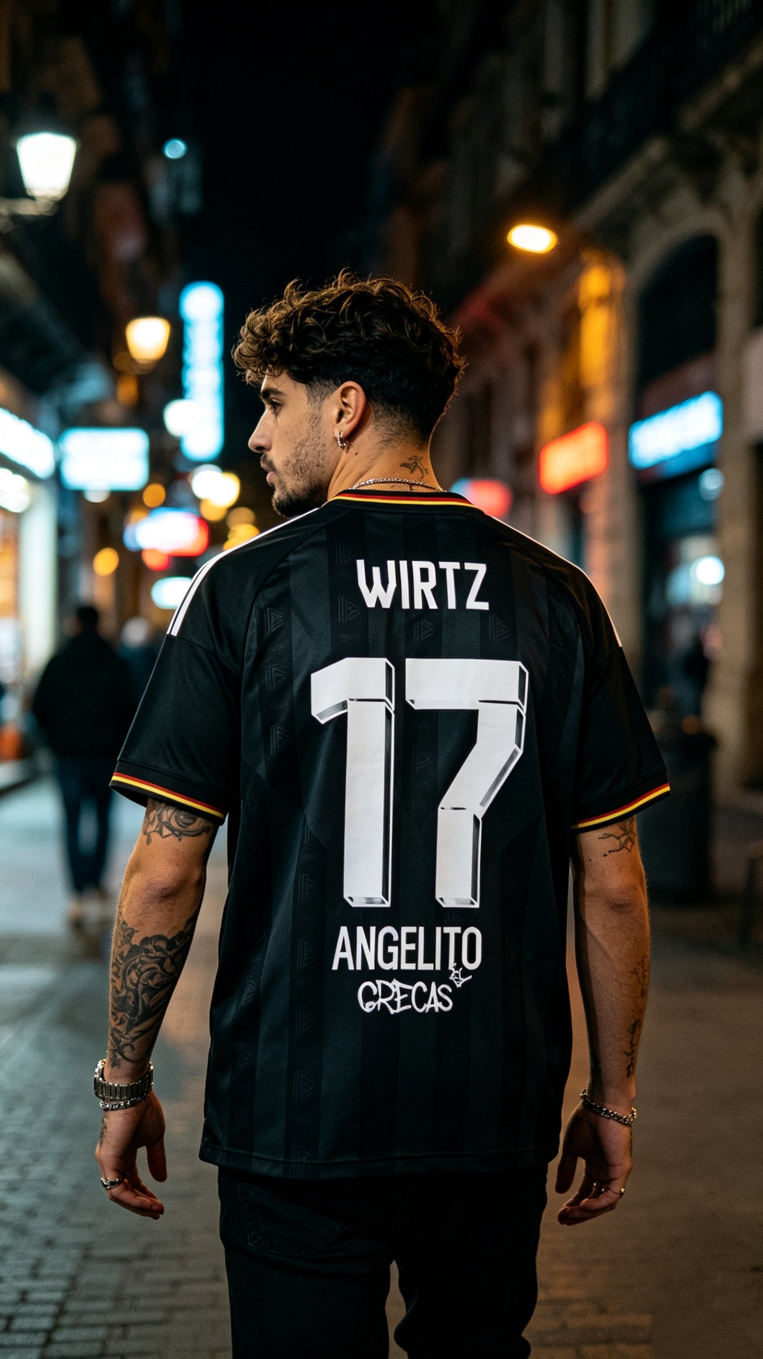 Camiseta Alemania x Grecas