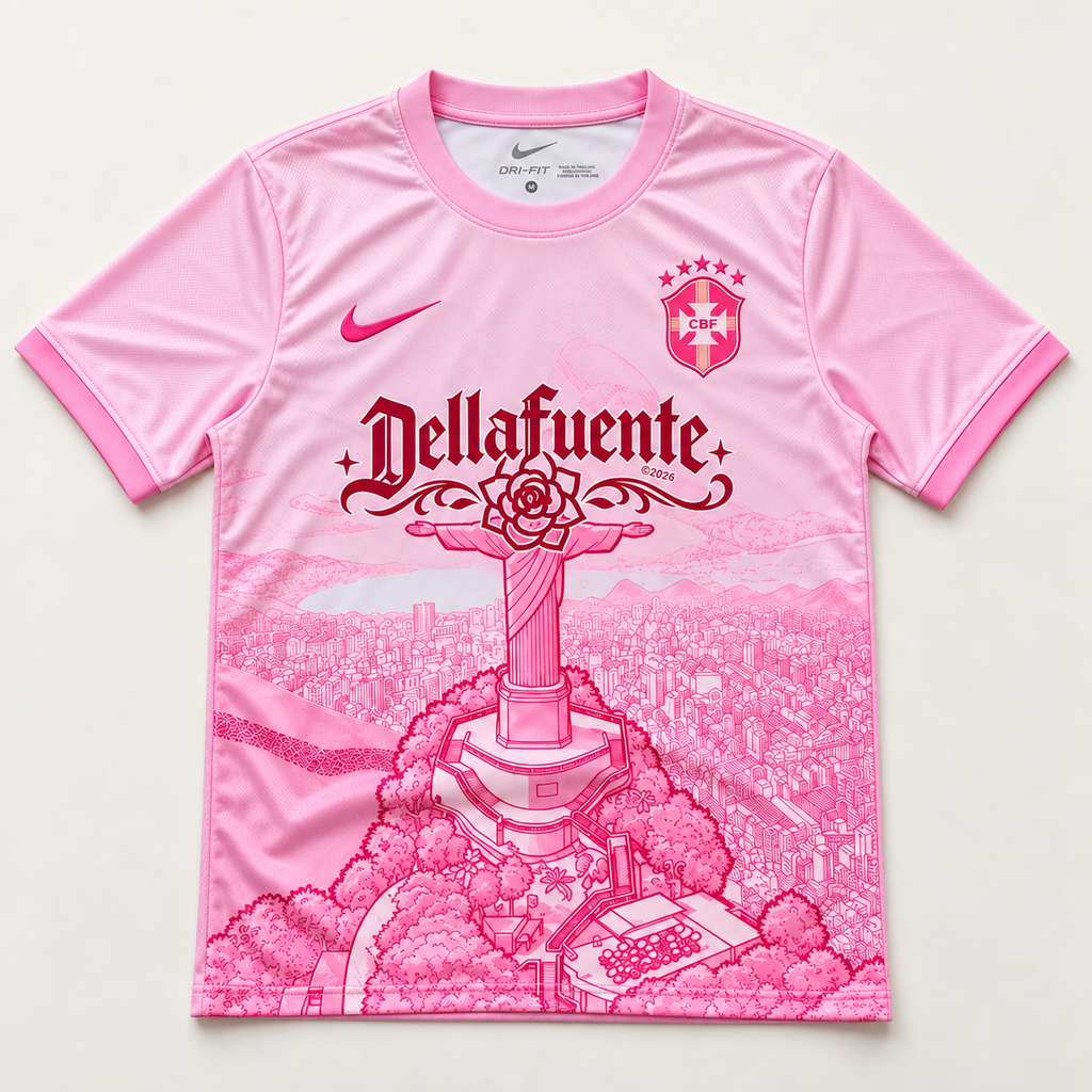 CAMISETA DELLA NEW ROSA