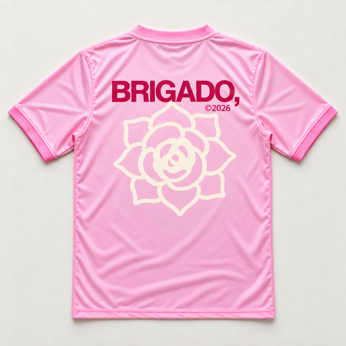 CAMISETA DELLA NEW ROSA