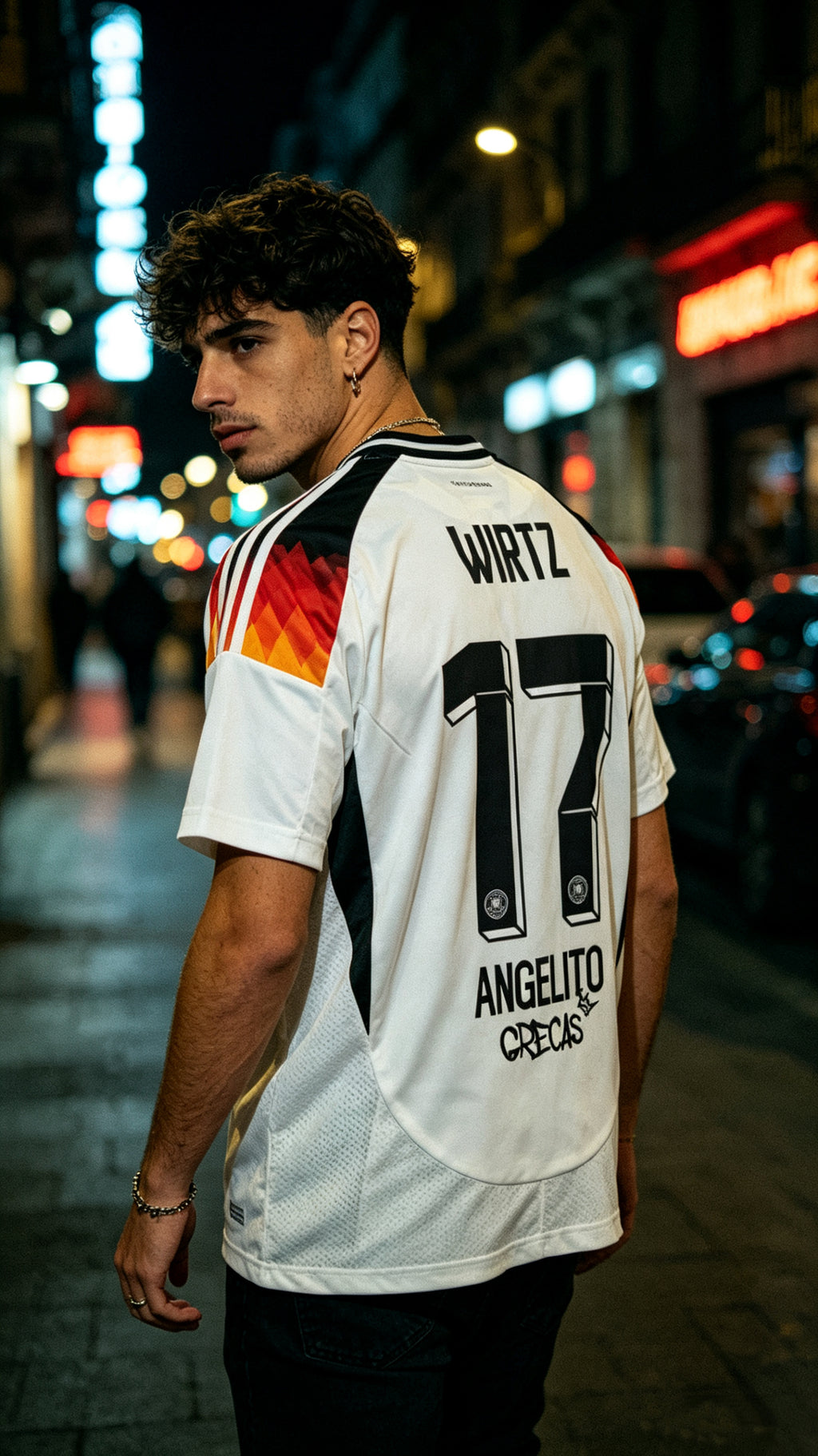 Camiseta Alemania x Grecas