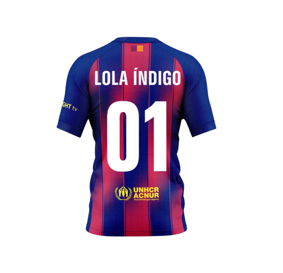 Camiseta Lola Índigo x FC Barcelona